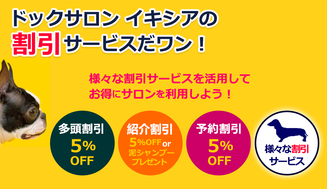 ドックサロンイキシアのサービス画像