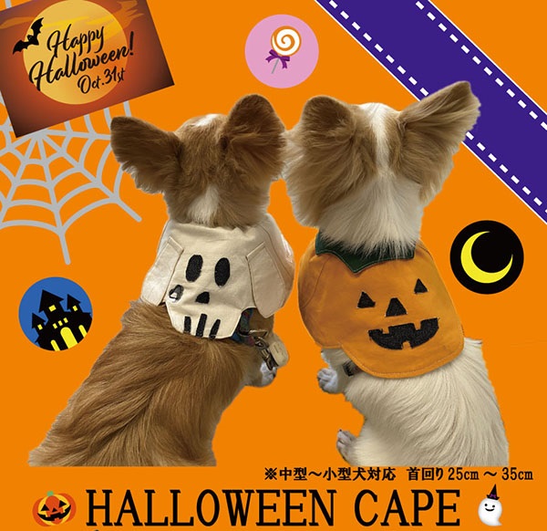 ハロウインケープの着用イメージ